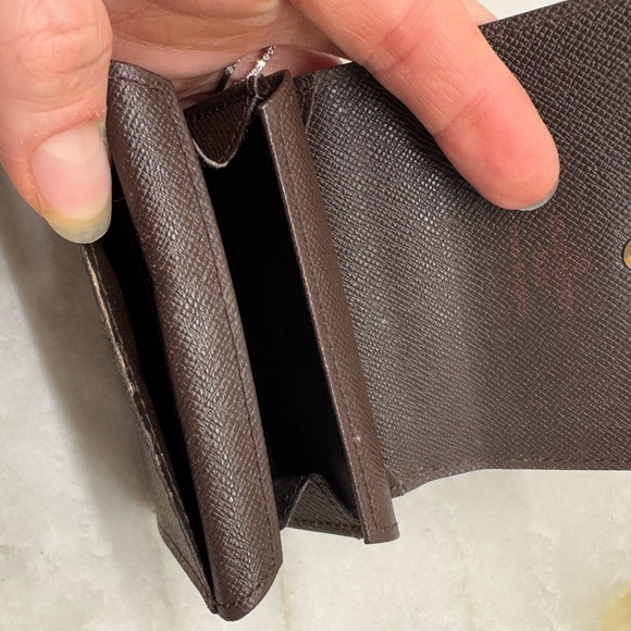 🔥 SOLD 🔥 Louis Vuitton Porte Monnaie Plat Damier Brown card case - Picture 10 of 16